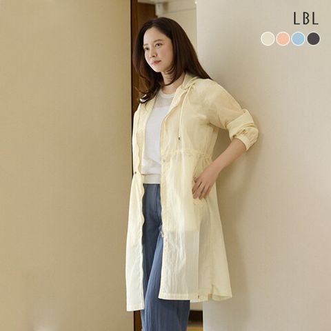 25SS SHEER 롱 후드 점퍼