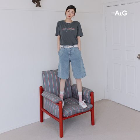 더엣지 25SS 썸머 데님 버뮤다팬츠