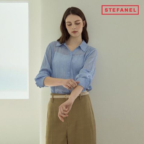 스테파넬 25SS 썸머 자카드 셔츠 2종