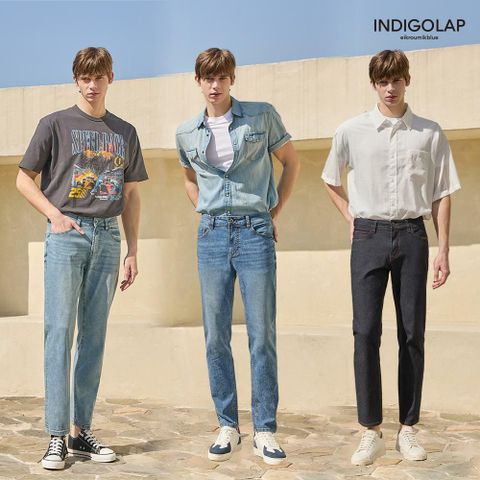 [카드 5%할인]인디고랩 25썸머 남성 씬 블루 COOL 데님 3종