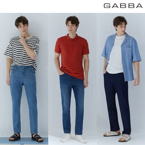 가바 25SS 썸머 씬 테이퍼드핏 남성 데님 3종