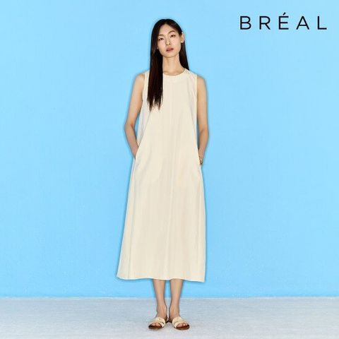브리엘 25SS 나일론 슬리브리스 원피스 2종