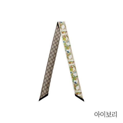 {구찌} 플로라 실크 넥 스카프(7773523)