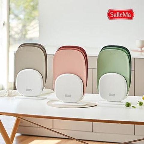 샐마 마카롱 도마 세트 (도마3P+거치대)