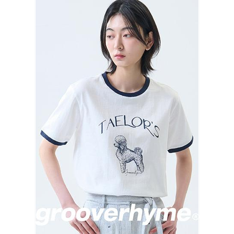 그루브라임 25SS 여성 써머가든 그래픽 반팔티셔츠 4종