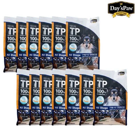 [무료체험]데이스포 테라픽 강아지 사료1kgx12팩 더블패키지