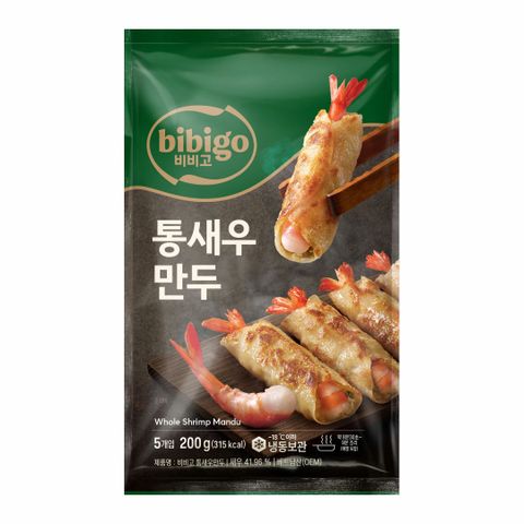 비비고 통새우만두 200g  4팩