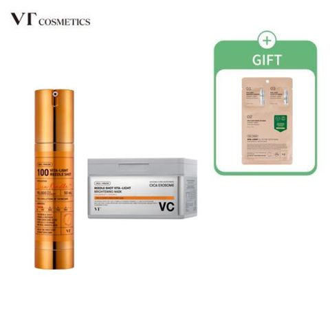 [S] 비타-라이트 리들샷 100+브라이트닝 마스크(30매)+올인원 3스텝마스크 