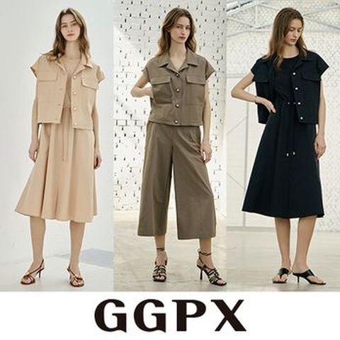 GGPX 썸머 레이디 셋업 3종 (자켓+원피스+팬츠)