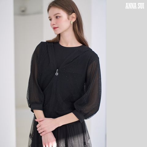 ○25SS 쥬얼 메쉬 후드 점퍼