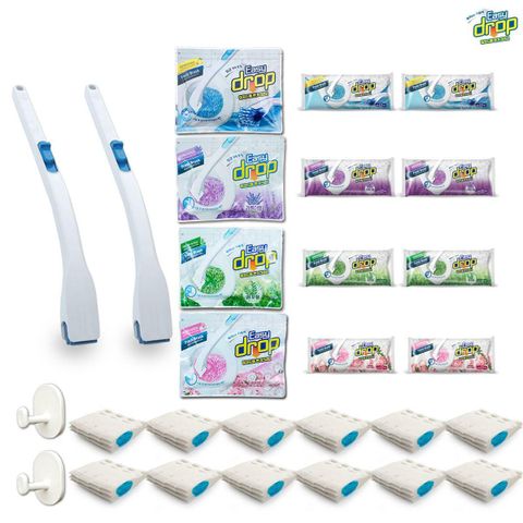 [NH카드5%할인](156회/3년치)이지드롭 변기클리너 레몬+라벤더+허브+화이트