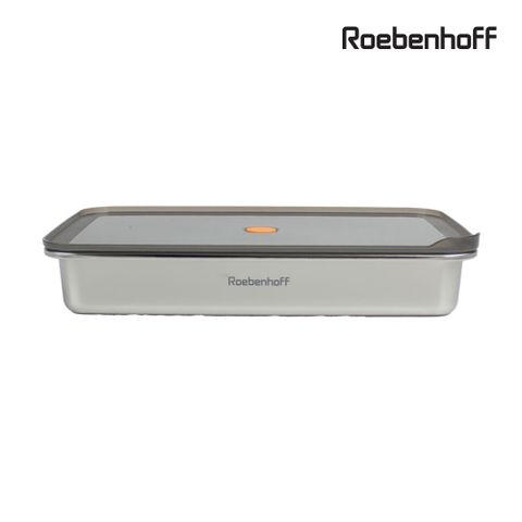 RF 바트 직사각 전자레인지용 스텐 밀폐용기 2500ml