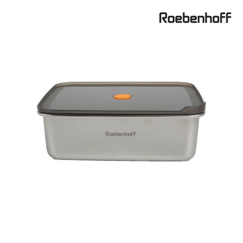 RF 직사각 전자레인지용 스텐 밀폐용기 2300ml