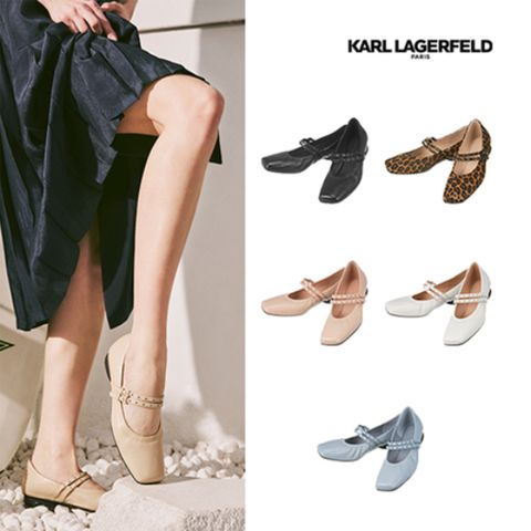 [최초가 149,000원] 칼라거펠트 25SS 소프트 메리제인 플랫