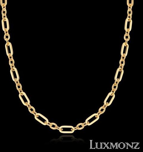 [룩스몬즈] 룩스몬즈 18K 골드콤비 체인 목걸이 + 24K 순금 코인 