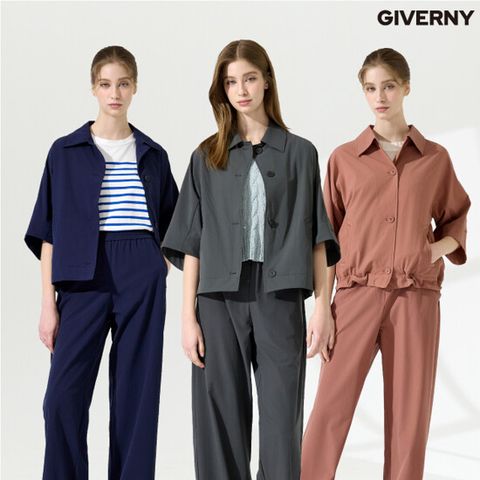 [GIVERNY] 지베르니 썸머 셋업 2종(자켓1종 팬츠1종) (G26)