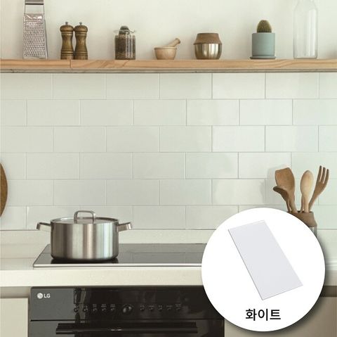 [베르-큐] 붙이는 메탈타일 1m 세트(10cm x 10cm 10개+10cm x 20cm 45개+베르큐 전용가위 1개)