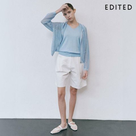 에디티드 썸머 크로셰 후드 집업 세트 (집업+나시)