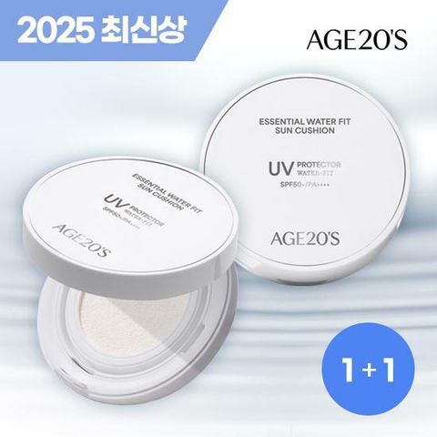 [카드 5%할인]에이지투웨니스 AGE20S'  에센셜 워터핏선쿠션 15g 2개 (1+1)