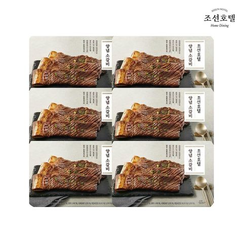 [NH카드5%할인]조선호텔 양념 소갈비 수제 포갈비 600g X 6팩(3.6kg)
