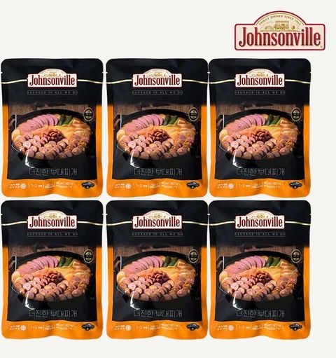 뉴 더진한 부대찌개 500g 6팩 + 라면사리 6팩