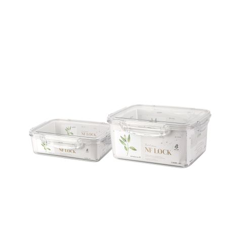 NFLOCK 트라이탄 밀폐용기 직사각 대용량 세트