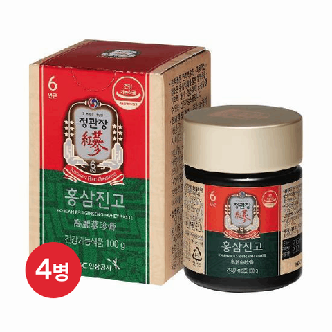 [정관장]★4+1★홍삼진고 (100g) x 4병+쇼핑백/총5병(500g)/쇼핑백5장