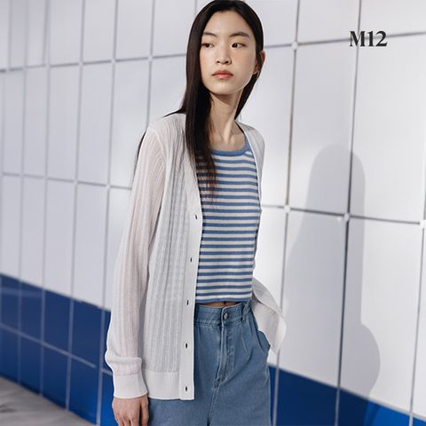 M12 25SS 썸머 골지 니트 가디건 3종