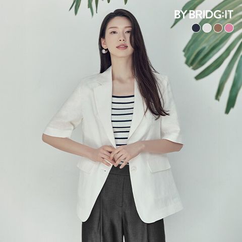 25SS 프렌치린넨 100 반팔자켓 