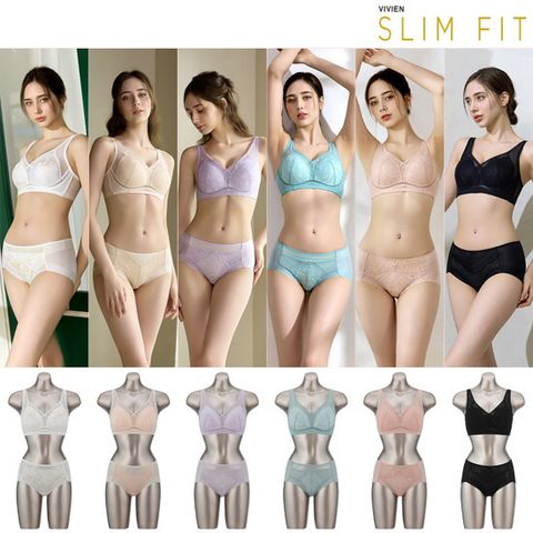 비비안 SLIMFIT 썸머 아쿠아큐브 브라팬티 패키지 6세트