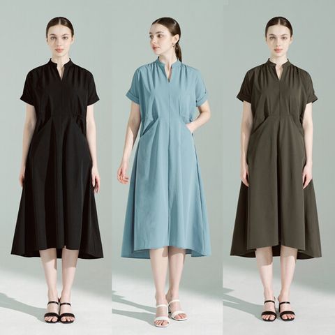 [론칭가 69900원][La RACEE CHIC] 라라쎄시크 여성 루즈핏 빅포켓 롱 원피스 1종