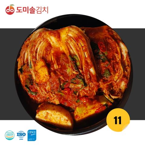 ★유리네단독★도미솔 포기김치 11kg 