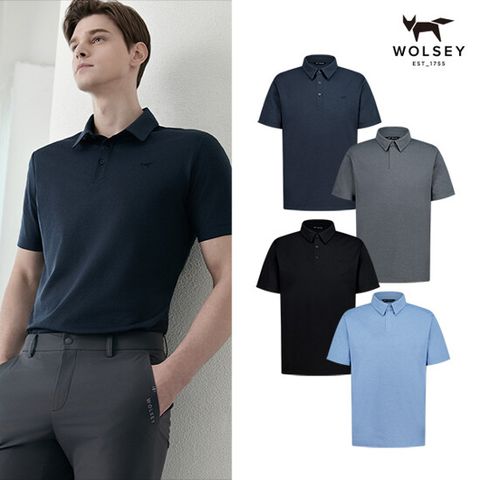 [최초가 99000원][25SS][Wolsey] 울시 남성 쿨맥스 카라셔츠 4종