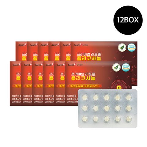 리포좀 폴리코사놀 30정 X 12박스