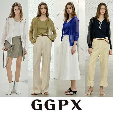 [카드 5%할인]25SS GGPX 썸머 컬렉션 4종 (후디 블루종 점퍼 2종 +슬리브리스 탑 2종)