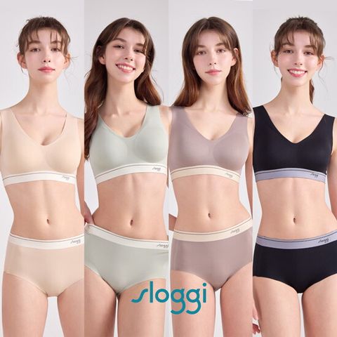 Sloggi 슬로기 25SS NEW 투톤 보정 브라팬티 4세트
