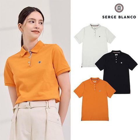 [국민카드5%할인]세르즈블랑코 24 SS 폴로카라티셔츠 3종세트  여성