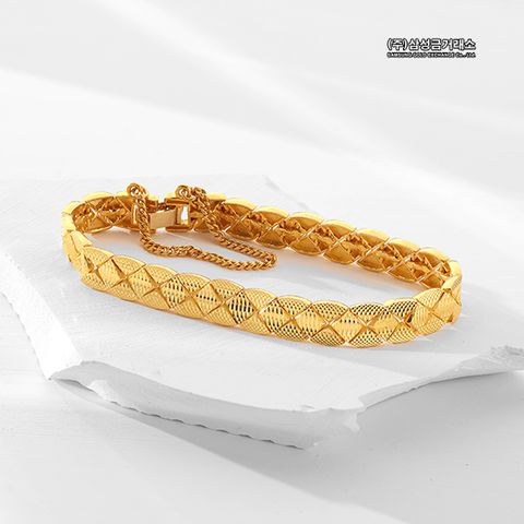 [60만원 SALE][삼성금거래소]24K 엠보 남녀공용 팔찌 22.5g