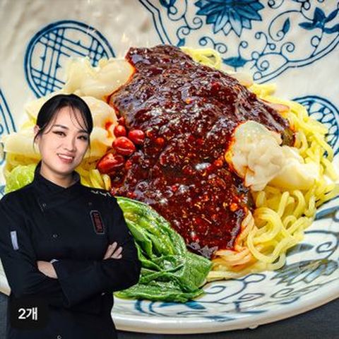 티엔미미 정지선 비빔새우완탕면 300gX2개