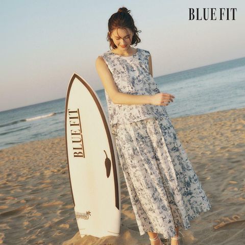 [국민카드5%할인][론칭가89,000→3만원↓] 블루핏 25SS 트왈 셋업 (블라우스+팬츠)