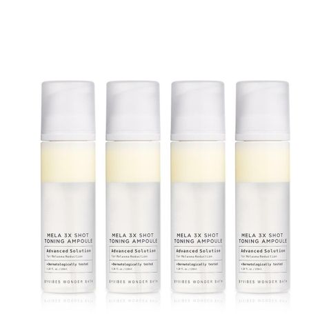 [삼성카드5%할인][방송중] 조성아 원더바스 멜라 3X샷 토닝 앰플(130ml) 4병 구성