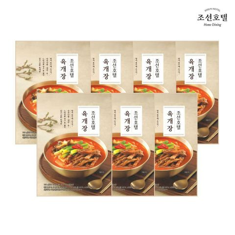 [카드 5%할인]조선호텔 육개장 730g X 7팩 (직)