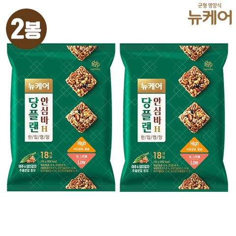 뉴케어 당플랜 한입영양 안심바 (10g x 18입 x 2봉)