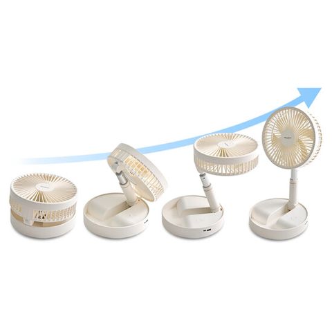 [스타일리스] BLDC 무선 폴딩팬 1+1세트 (우드베이지/화이트)