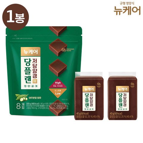 뉴케어 당플랜 저당양갱 (40g x 8입 x 1봉)