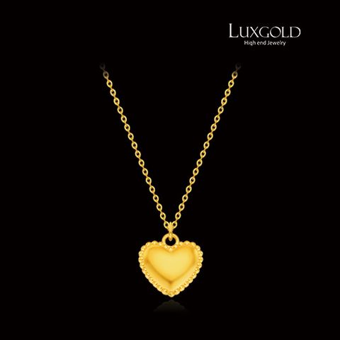 [LUXGOLD]24K 빼를 하트 목걸이