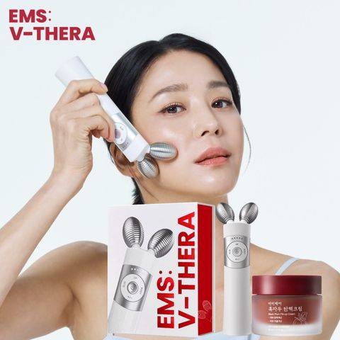 [삼성카드5%할인][방송에서만 이 가격] 브이쎄라 EMS 탄력기기 세트 (본품 세트+흑자두 탄력크림 50ml)