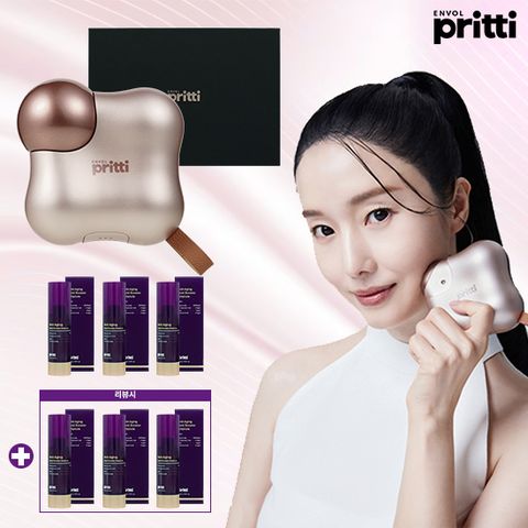 [앙블쁘리띠] 콜드 플라즈마 기기(초코골드)+앰플 3병