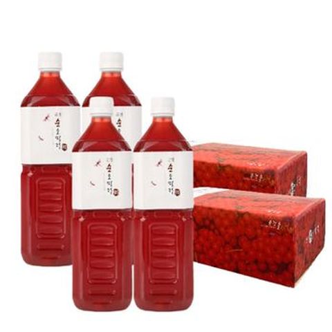 문경 순 오미자액(1,000mlX2병)X2세트 / 실속 포장