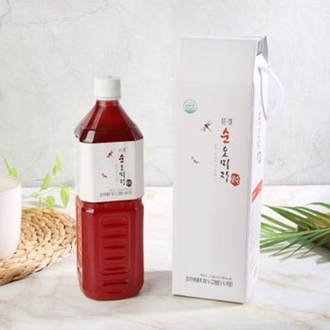 문경 순 오미자액(1,000mlX1병) / 개별 선물 포장